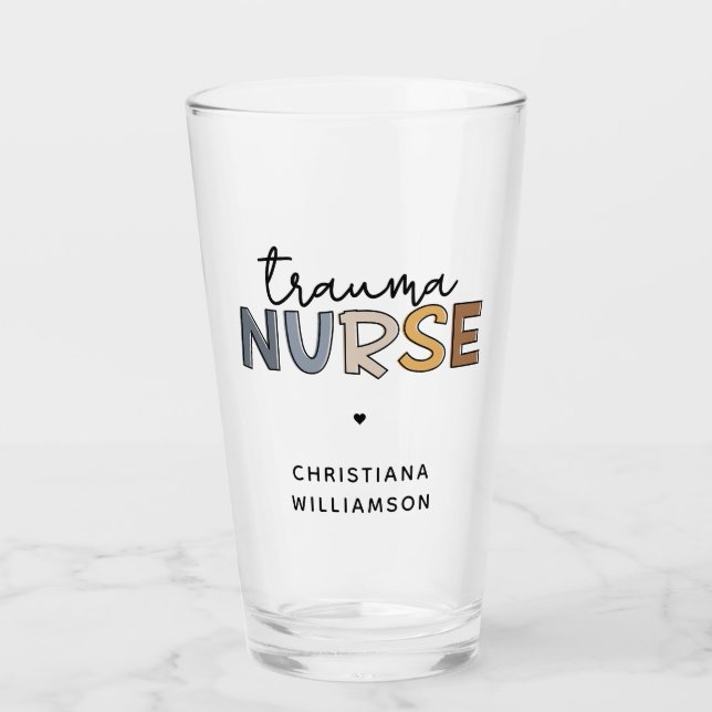 Personlig Trauma Nurse Trauma Nursing Gifts Glaskopp (Framsida)