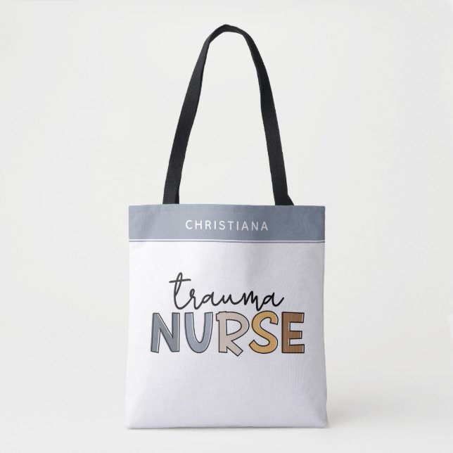 Personlig Trauma Nurse Trauma Nursing Gifts Tygkasse (Framsida)