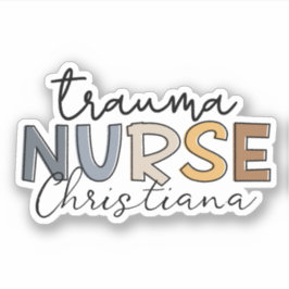 Personlig Trauma Nurse Trauma Nursing Klistermärken