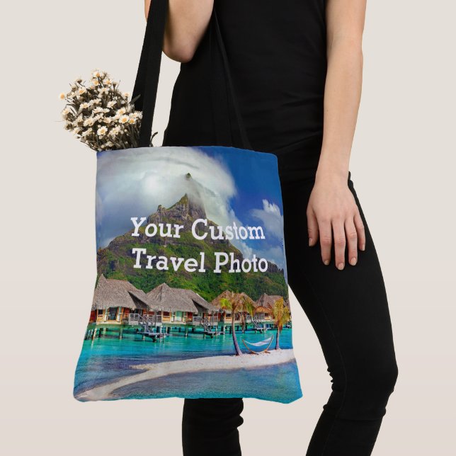 Personlig Travel Bag | Fotoresväskor Tygkasse (Närbild)