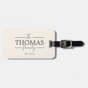 Personlig Travel Luggage VacationTag Bagagebricka