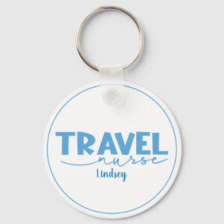 Personlig Travel Nurse Keychain Nyckelring