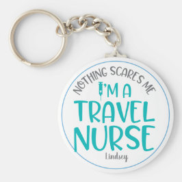 Personlig Travel Nurse Keychain Nyckelring