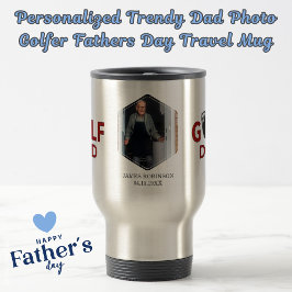 Personlig Trendig Pappa Photo Golfer Fars dag Resemugg