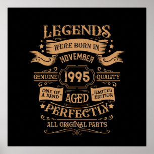 Personlig trettio vintage 30-årsfest poster