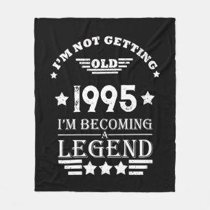 Personlig Trettio vintage 30års födelsedag party Fleecefilt