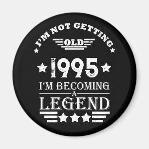 Personlig Trettio vintage 30års födelsedag party Magnet