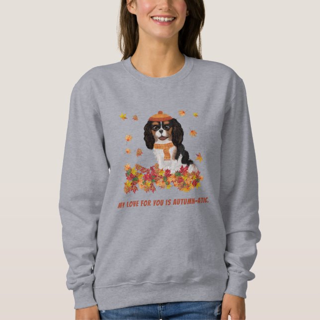 Personlig Tri Färgad Cavalier    SpainSweats T Shirt (Framsida)