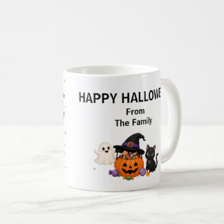Personlig "Trick or Treat" Halloween-mugg Kaffemugg