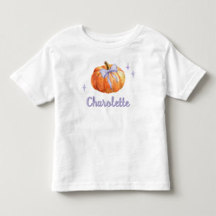 Personlig "Trick or Treat" Halloween-pumpaförklädn T Shirt