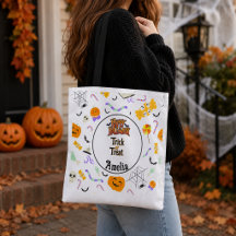 Personlig Trick or Treat Söt Halloween