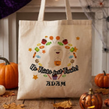 Personlig trick-or-treat-väska för barn till Hallo