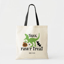 Personlig Trick Rawr Treat Dinosaur Halloween