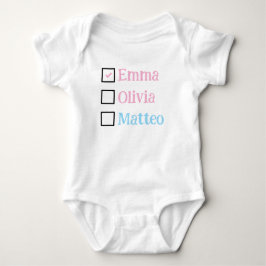 Personlig trippelpresent, Anpassade tripletter beb T Shirt