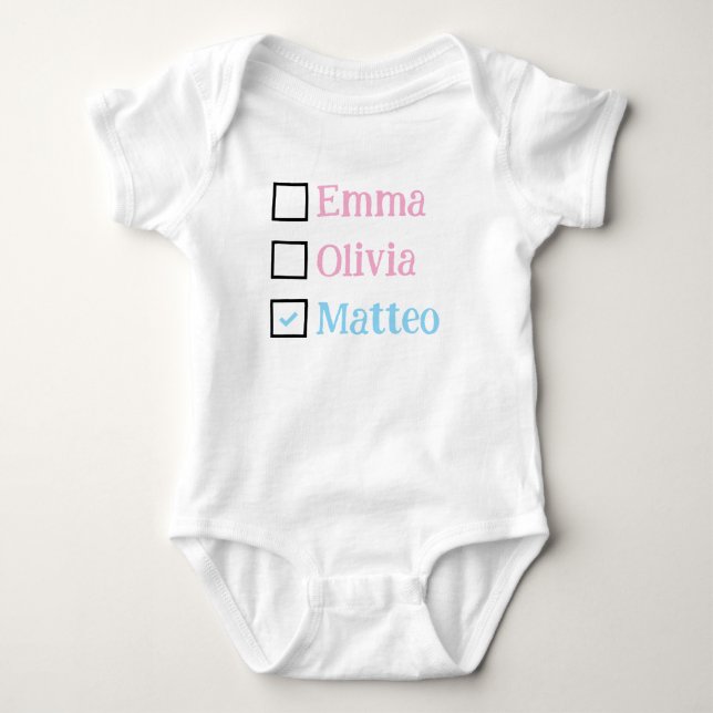 Personlig trippelpresent, Anpassade tripletter beb T Shirt (Framsida)