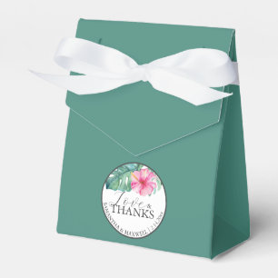 Personlig Tropical Destination Wedding Presentaskar