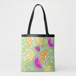Personlig Tropical Fruit Sommar Tygkasse