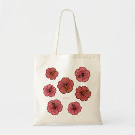 Personlig Tropical hibiscus mönster Tygkasse