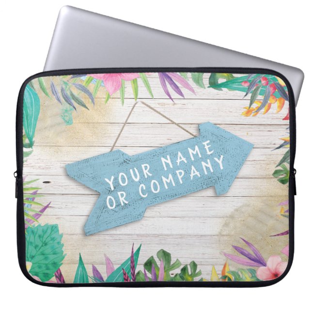 Personlig Tropical iMac Laptop sleeve (Framsidan)