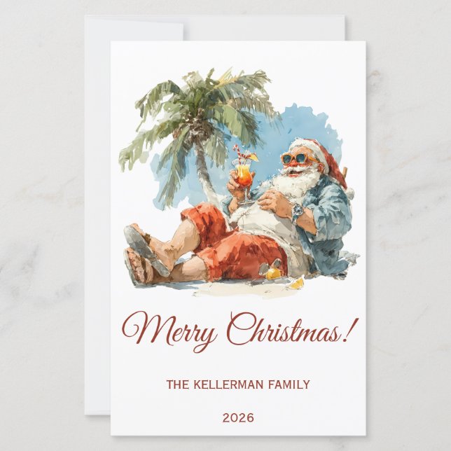 Personlig Tropical jultomte (Framsida)