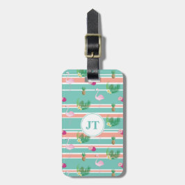 Personlig Tropical Luggage Tag Bagagebricka