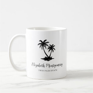 Personlig Tropisk Palmltree-mugg Kaffemugg