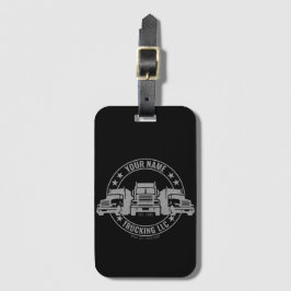Personlig Trucker Big Rig Semi Lastbil Trucking Bagagebricka