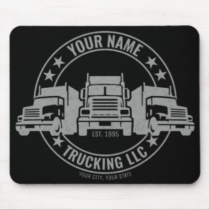 Personlig Trucker Big Rig Semi Lastbil Trucking Musmatta