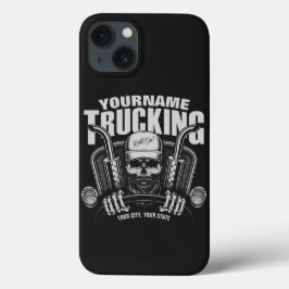 Personlig Trucker Skull Trucker Big Rig Lastbil