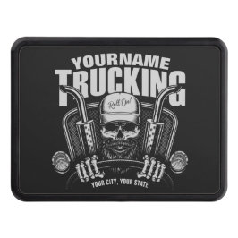 Personlig Trucker Skull Trucker Big Rig Lastbil Dragkroksskydd