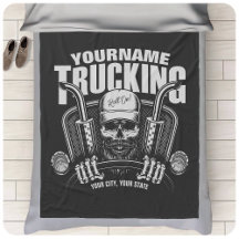 Personlig Trucker Skull Trucker Big Rig Lastbil
