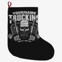 Personlig Trucker Skull Trucker Big Rig Lastbil
