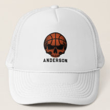Personlig Truckerhatt för Basketbollvingar namn