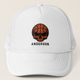 Personlig Truckerhatt för Basketbollvingar namn Keps