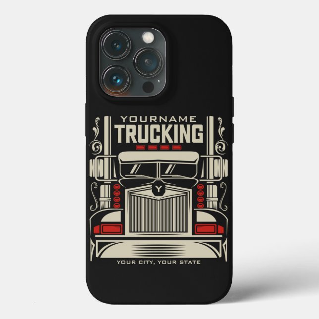 Personlig Trucking 18 Wheeler BIG RIG Trucker (Baksida )