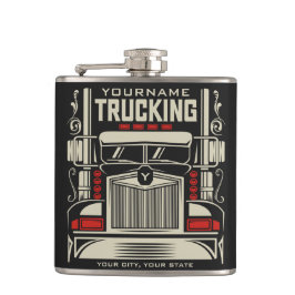 Personlig Trucking 18 Wheeler BIG RIG Trucker Fickplunta