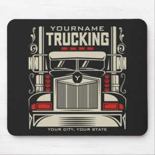 Personlig Trucking 18 Wheeler BIG RIG Trucker Musmatta