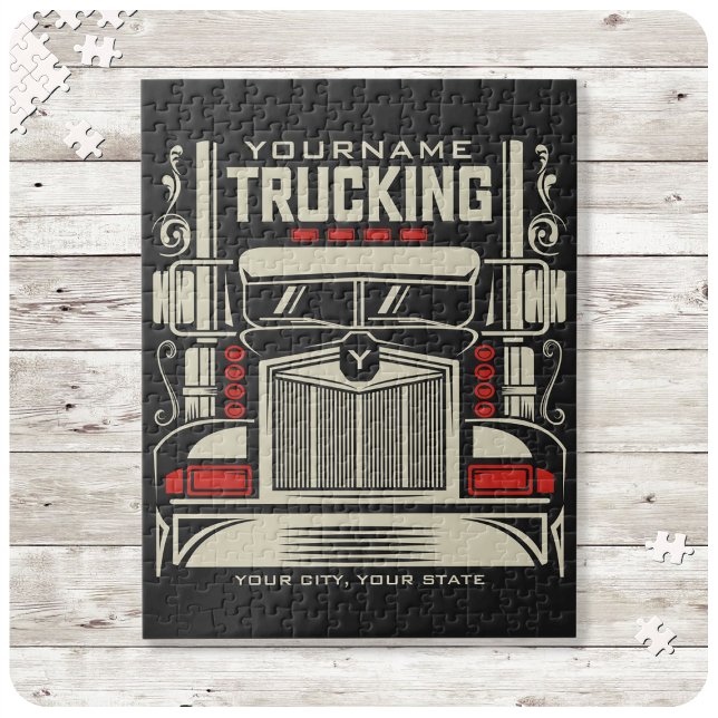 Personlig Trucking 18 Wheeler BIG RIG Trucker Pussel (Skapare uppladdad)