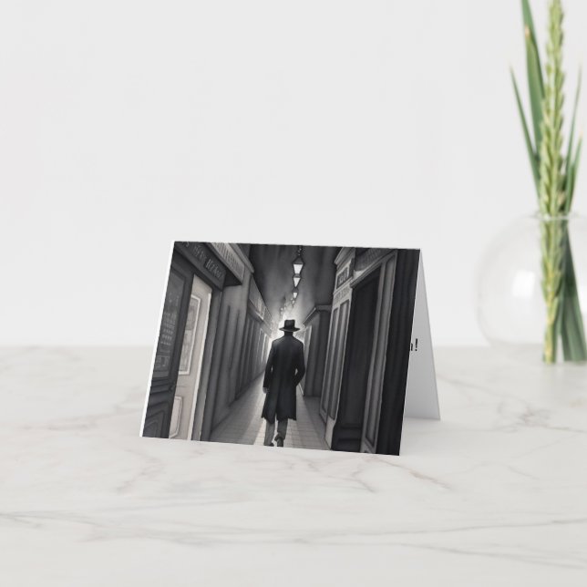 Personlig True Crime Fläkt Birthday Card Kort (Framsida)