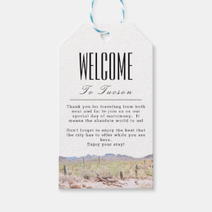 Personlig Tucson Välkommen Gift-Märkre Presentetikett
