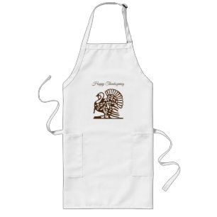 Personlig "Turkiet" Apron Långt Förkläde
