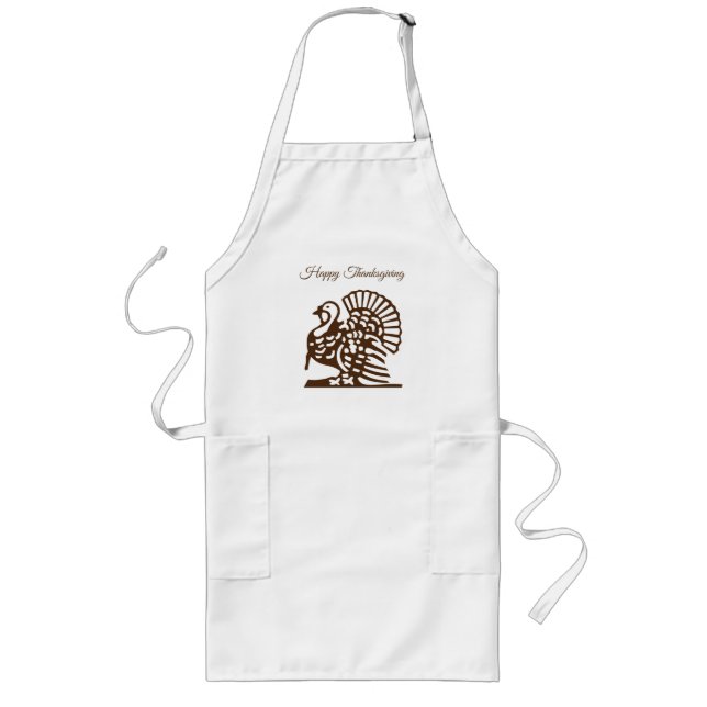 Personlig "Turkiet" Apron Långt Förkläde (Framsidan)
