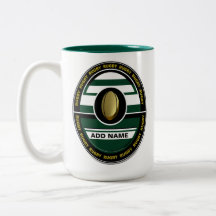 Personlig Two-Tone Rugby Mugg