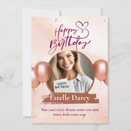 Personlig Typografi - födelsekort Inbjudningar