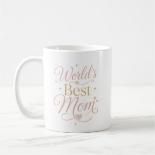 Personlig typografi för världens bästa mamma kaffemugg