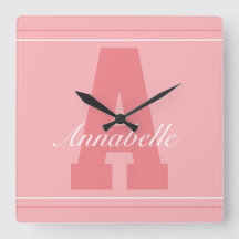 Personlig-typografi namn klocka