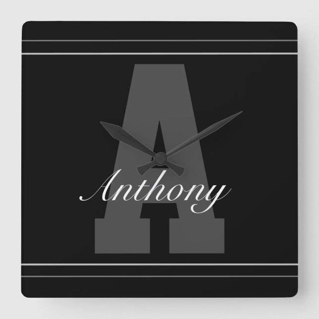 Personlig-typografi namn klocka (Framsida)