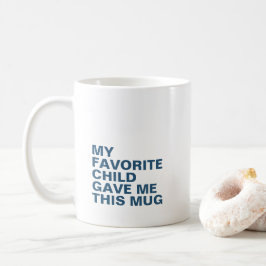 Personlig Typography Mugg med initial