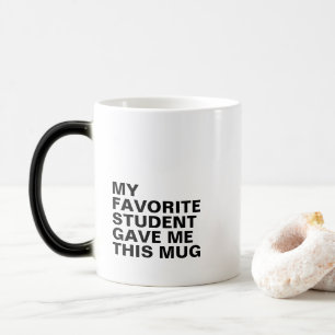 Personlig Typography Mugg med initial