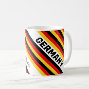 Personlig Tyska Flagga Kaffemugg